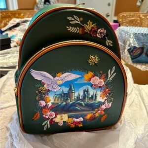 Loungefly Harry Potter Wreath Mini Backpack RARE New